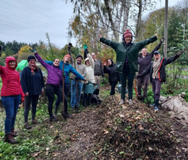 Andain de compostage Andain de compostage - L'école des jardiniers